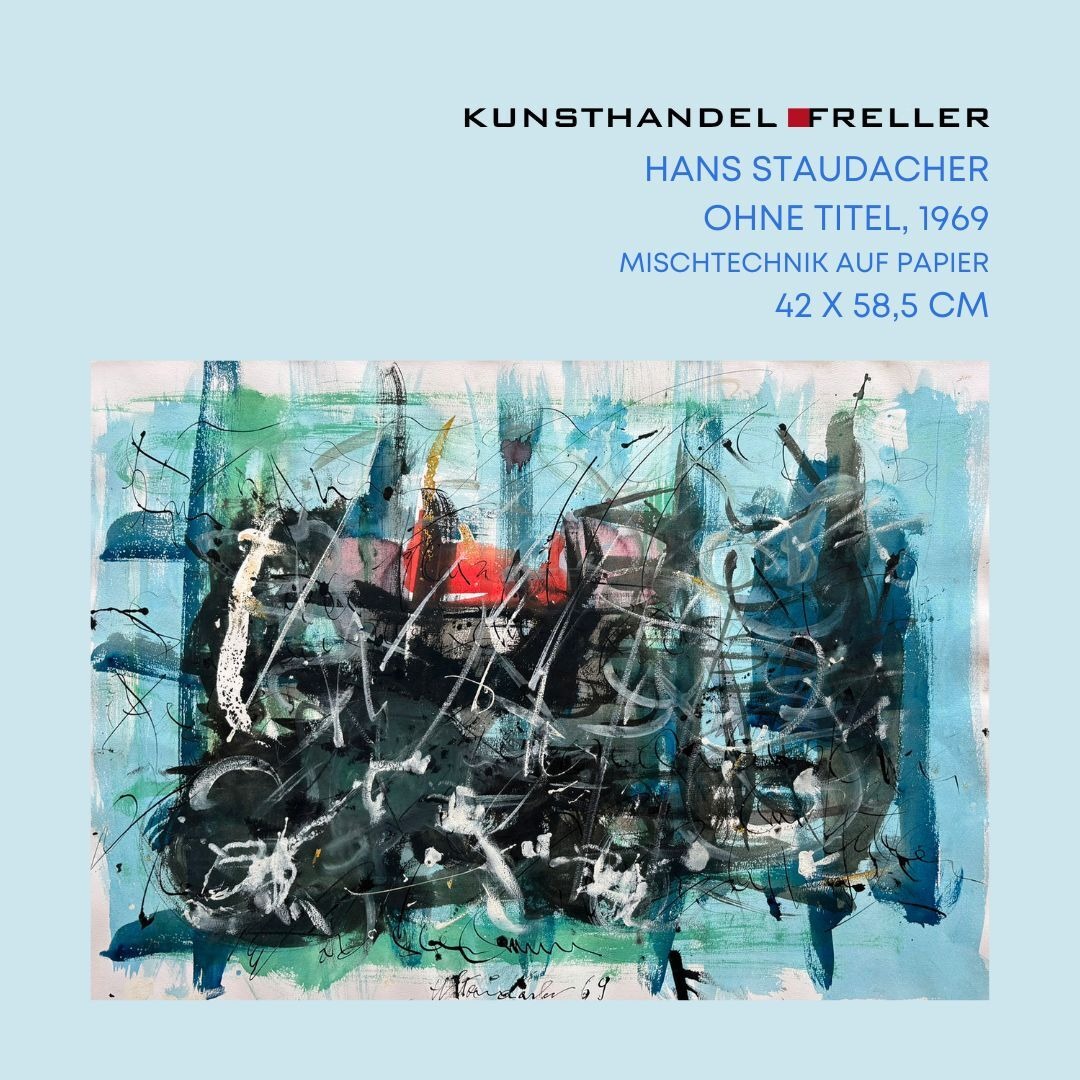 Das Kunstwerk von Hans Staudacher wird verlost.