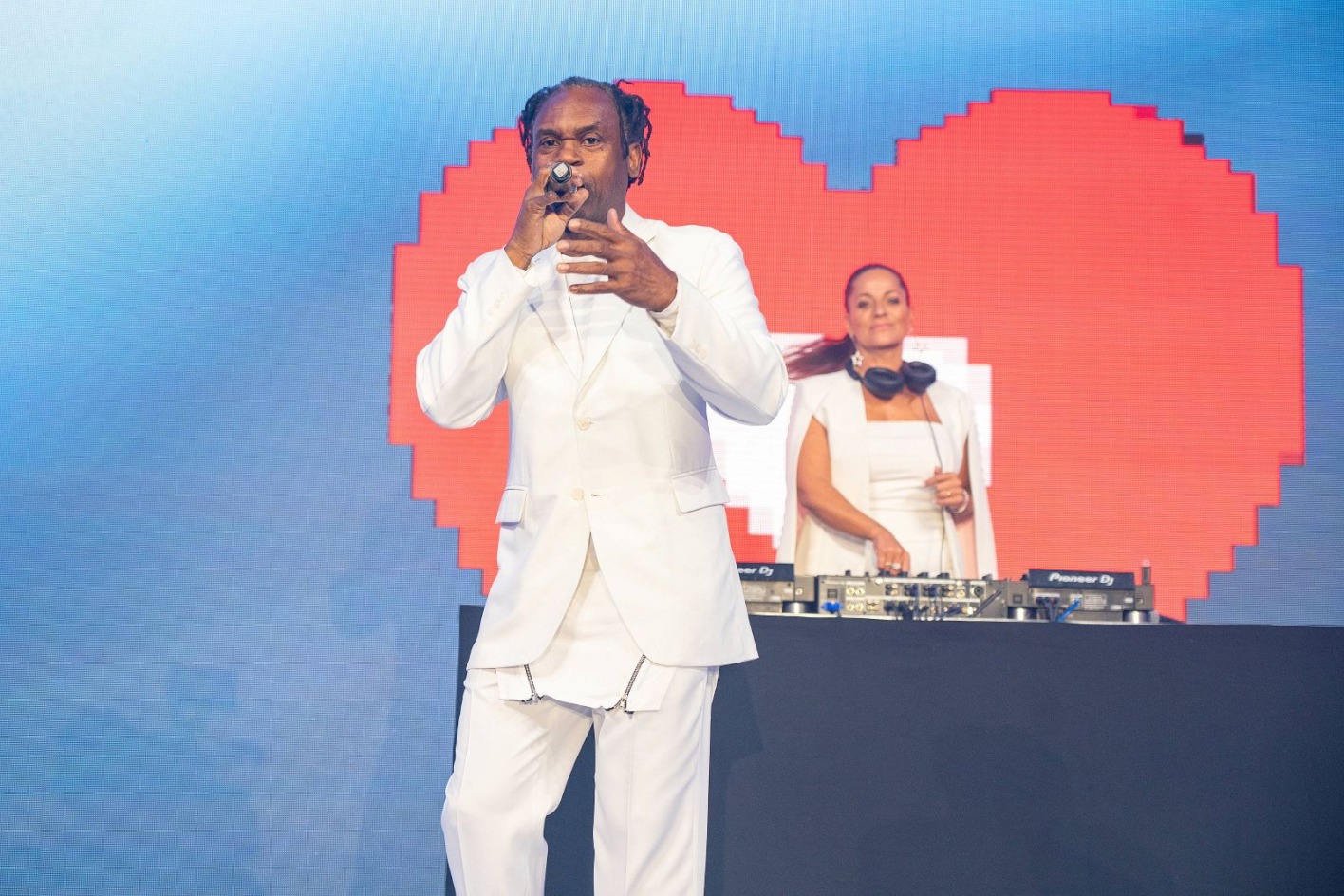Bild von der Bühnenperformance