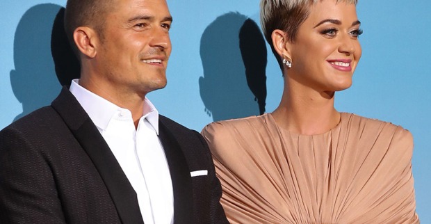 Katy Perry und Orlando Bloom auf dem roten Teppich