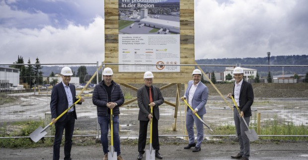 Nachhaltig und regional: Baubeginn für neue Sto-Produktionsanlage in Villach