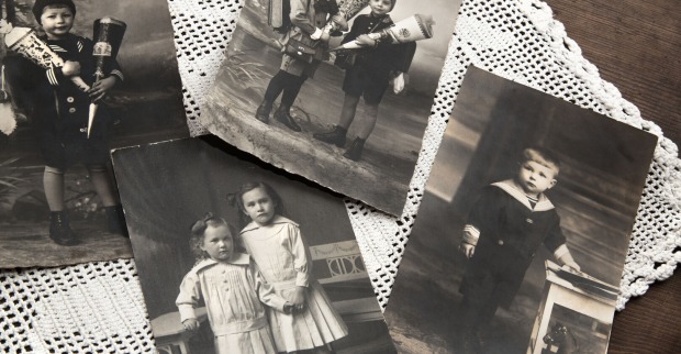 Schulkinder in den 1920er-30er Jahren