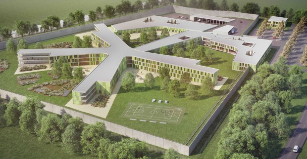 Sternförmiger Bau | Credit: Zinterl Architekten
