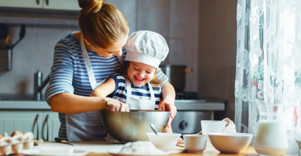 Kuchenbacken mit Kindern