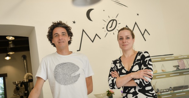 Petra Köfer &amp; Markus Ogris von Zero Gravity Coffee &amp; Cocoa | Credit: Helge Bauer