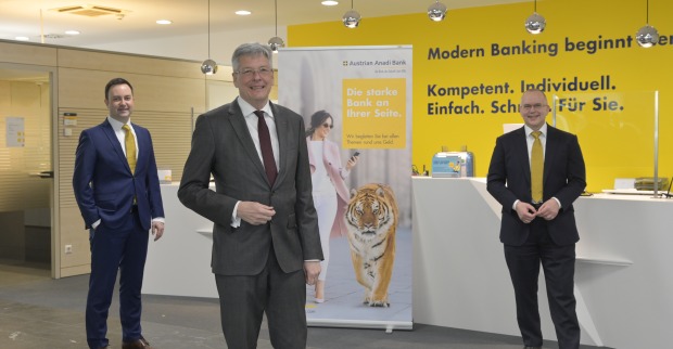Markus Gerstberger, LH Peter Kaiser und Christian Kubitschek | Credit: Bernhard Horst