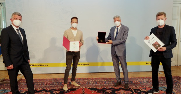 Verleihung der Sportleistungsmedaille in Gold an Albin Ouschan