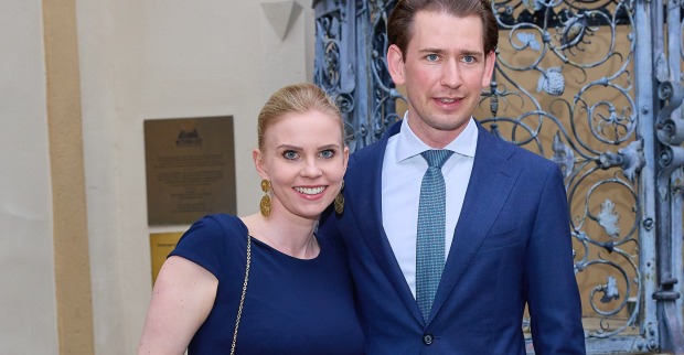 Bundeskanzler Sebastian Kurz mit Freundin Susanne Thier