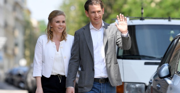 Sebastian Kurz und seine Freundin Susanne Thier
