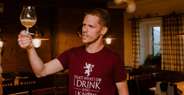 Diplom-Biersommelier Oliver Klamminger | Credit: Salzburg24/Wurzer