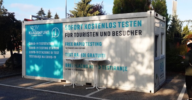 Testcontainer in der Rosentaler Straße