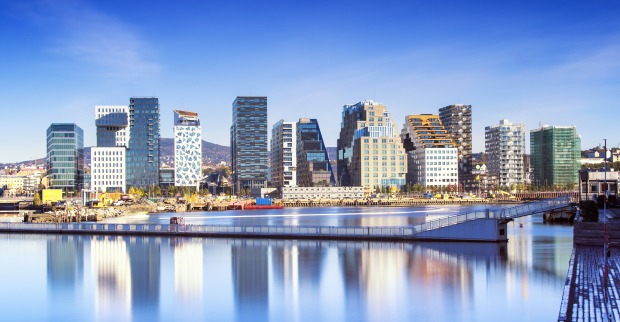 Die Skyline von Oslo