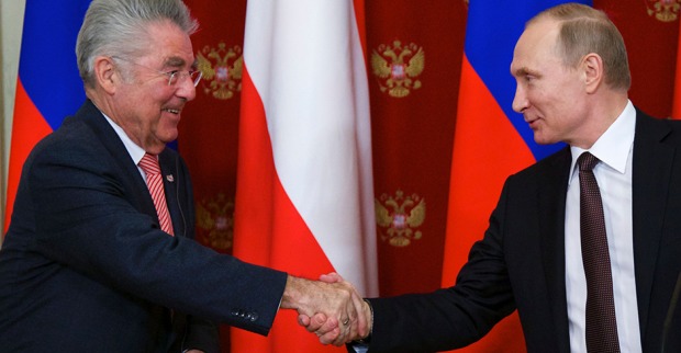 Heinz Fischer und Wladimir Putin