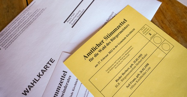 Stimmzettel zur Gemeinderatswahl in Tirol | Credit: Roland Mühlanger / picturedesk.com