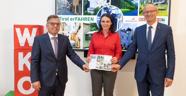 Franz Sailer, Antonella Placheta und Anton Mattle | Credit: WK Tirol/Die Fotografen