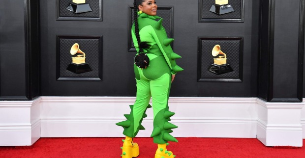 Tayla Parx am Roten Teppich der Grammys.