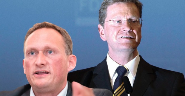 Pöttler und Westerwelle | Credit: FABRIZIO BENSCH / REUTERS / picturedesk.com, GEORG HOCHMUTH / APA / picturedesk.com