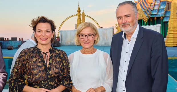 Rendi-Wagner, Mikl-Leitner und Doskozil bei den Seefestspielen Mörbisch