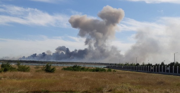 Explosion auf der Krim | Credit: OBTAINED BY REUTERS / REUTERS / picturedesk.com
