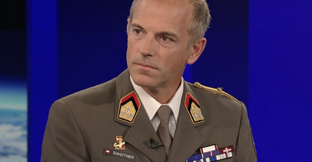 Oberst in der ZIB 2 | tvthek.orf.at/Screenshot