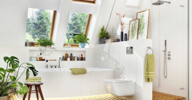 Ordentlich aufgeräumtes Badezimmer | Credit: iStock.com/sl-f