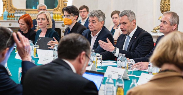 Das Krisenkabinett der Bundesregierung