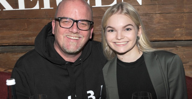 Sänger DJ Ötzi mit seiner Tochter Lisa-Marie