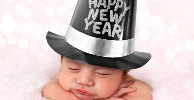 Baby mit Hut