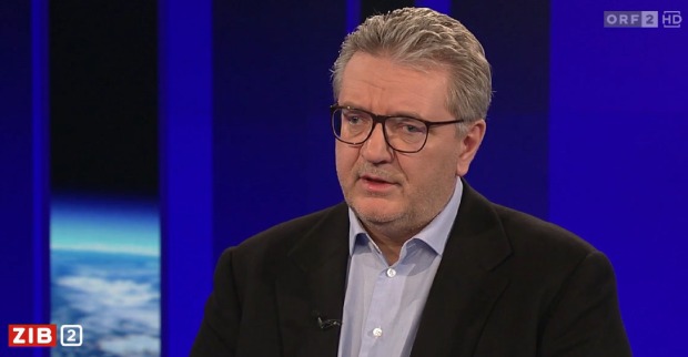 Gesundheitsstadtrat Peter Hacker (SPÖ) im Studio der ZIB2