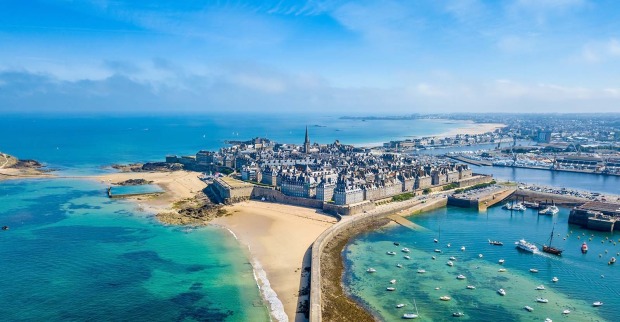 Vogelperspektive von St. Malo | Credit: iStock.com/Antoine2K