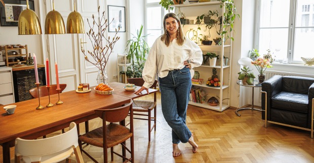 Verena Barth in ihrer Wohnung im 3. Bezirk