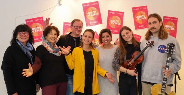 Vertreter der Kunst und Stadt - Gruppenfoto