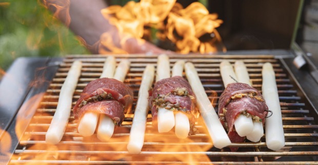 Spargel am Grill