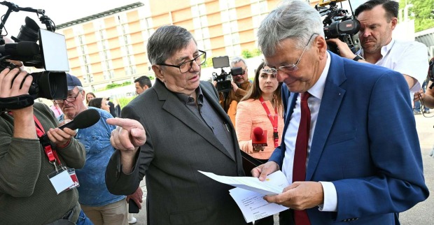 Berthold Felber im Gespräch mit Kärntens Landeshauptmann Peter Kaiser