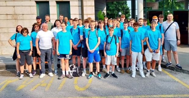 Team beim Sportfest in der Stadt Porcia