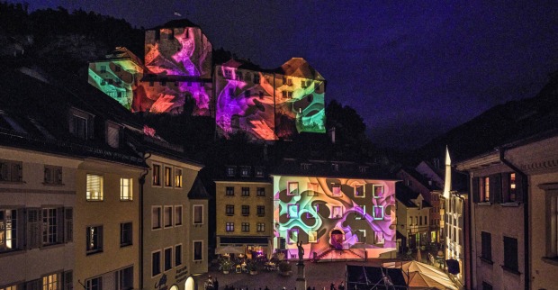 OchoReSotto, Arkestra of Light, 2021, Lichtstadt Feldkirch