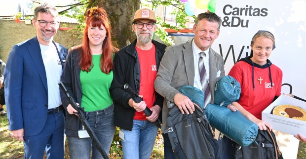 Ernst Sandriesser, Christian Scheider und das Team des Eggerheims