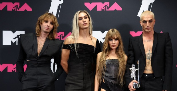 Italienische Rockband vor MTV Music Awards