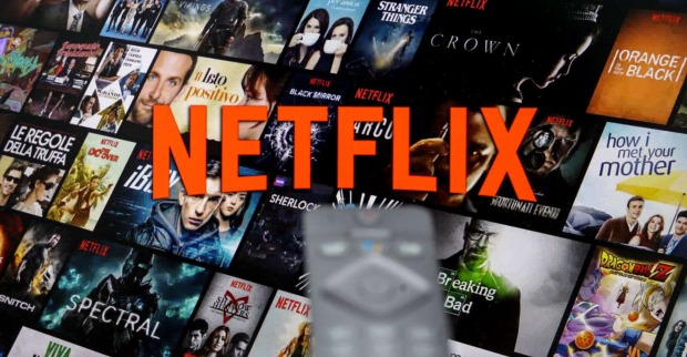Der Streamingdienst Netflix am Fernsehen.