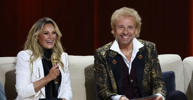 Fischer und Gottschalk auf der TV-Couch