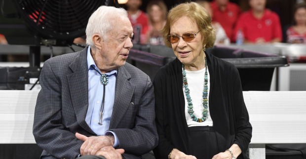 Jimmy und Rosalyn Carter im Jahr 2018.