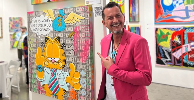 Mario Stroitz alias artmaja© stellte in Miami erfolgreich seine Werke aus