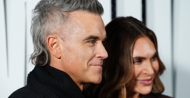 Robbie Williams und Ayda Williams bei einem Event.