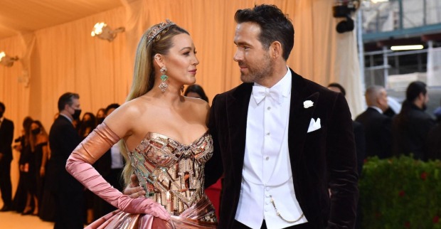 Blake Lively und Ryan Reynolds bei der Met Gala.