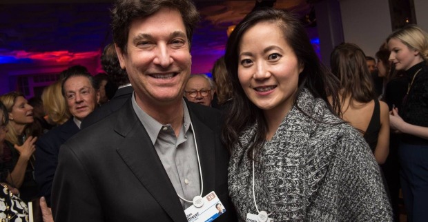 Angela Chao mit ihrem Mann Jim Breyer bei einem Event.