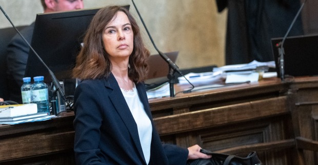 Sophie Karmasin vor Gericht im Mai 2023