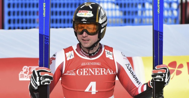 Ex-Skistar Hannes Reichelt bei einem Rennen