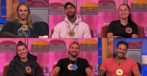 Die Big Brother Finalisten im Big Brother Container.