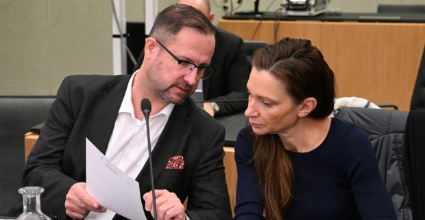 Hafenecker und Fürst im Parlament
