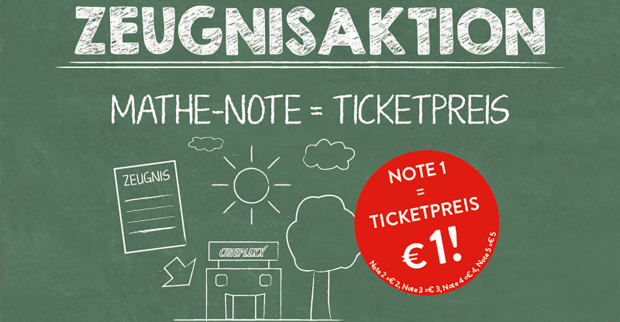 Perfekter Ferienstart mit der Cineplexx Zeugnisaktion: Ab nur 1 Euro in Vorarlbergs Kinos!