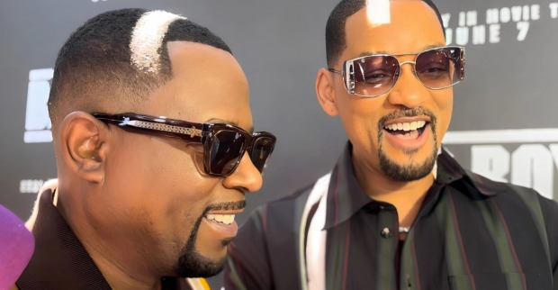 Will Smith und Martin Lawrence bei einem Event.
